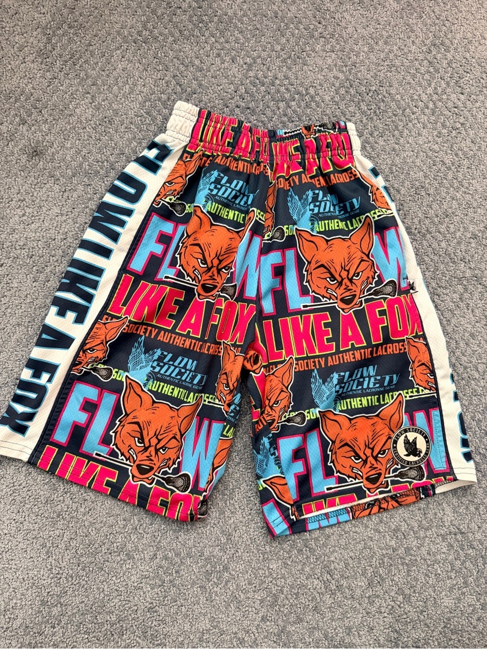 Flow society Like A Fox Graphic Kids' Athletic Shorts - Multicolor